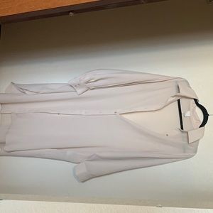 H&M Cream button up dress or over piece